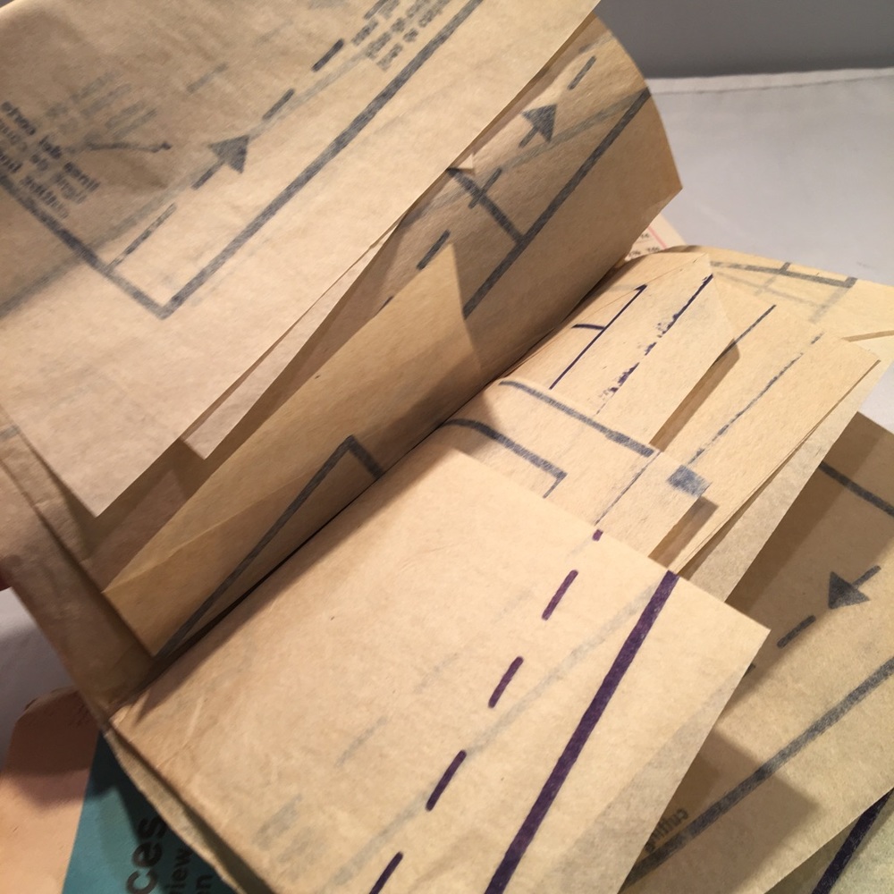 Lot‎ of pattern paper ephemera